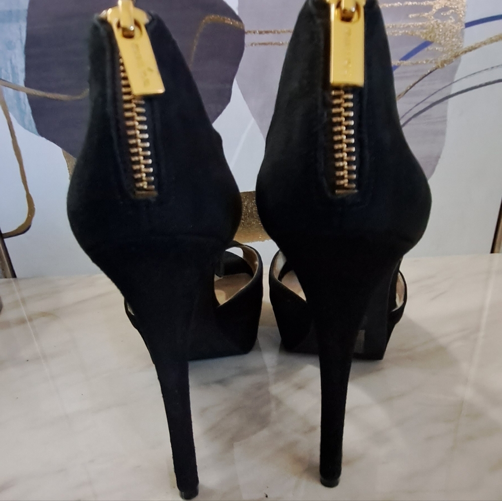 Michael kors shoes, open toe pumps plataform. 13cm